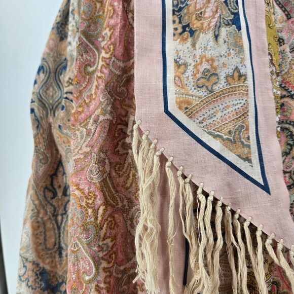 Zimmermann Freja Linen Halter Scarf Dress Size 3 - Picture 10 of 16